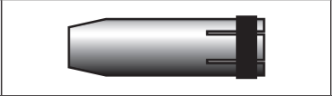 Сопло газовое PLUS 36 Ø12 CONICAL NOZZLE L=84 MM (145.00126) (в уп. 10 шт)_Trafimet